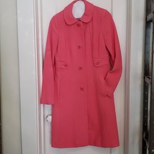 Vintage Boden Pink Ladies Coat Sz US 10